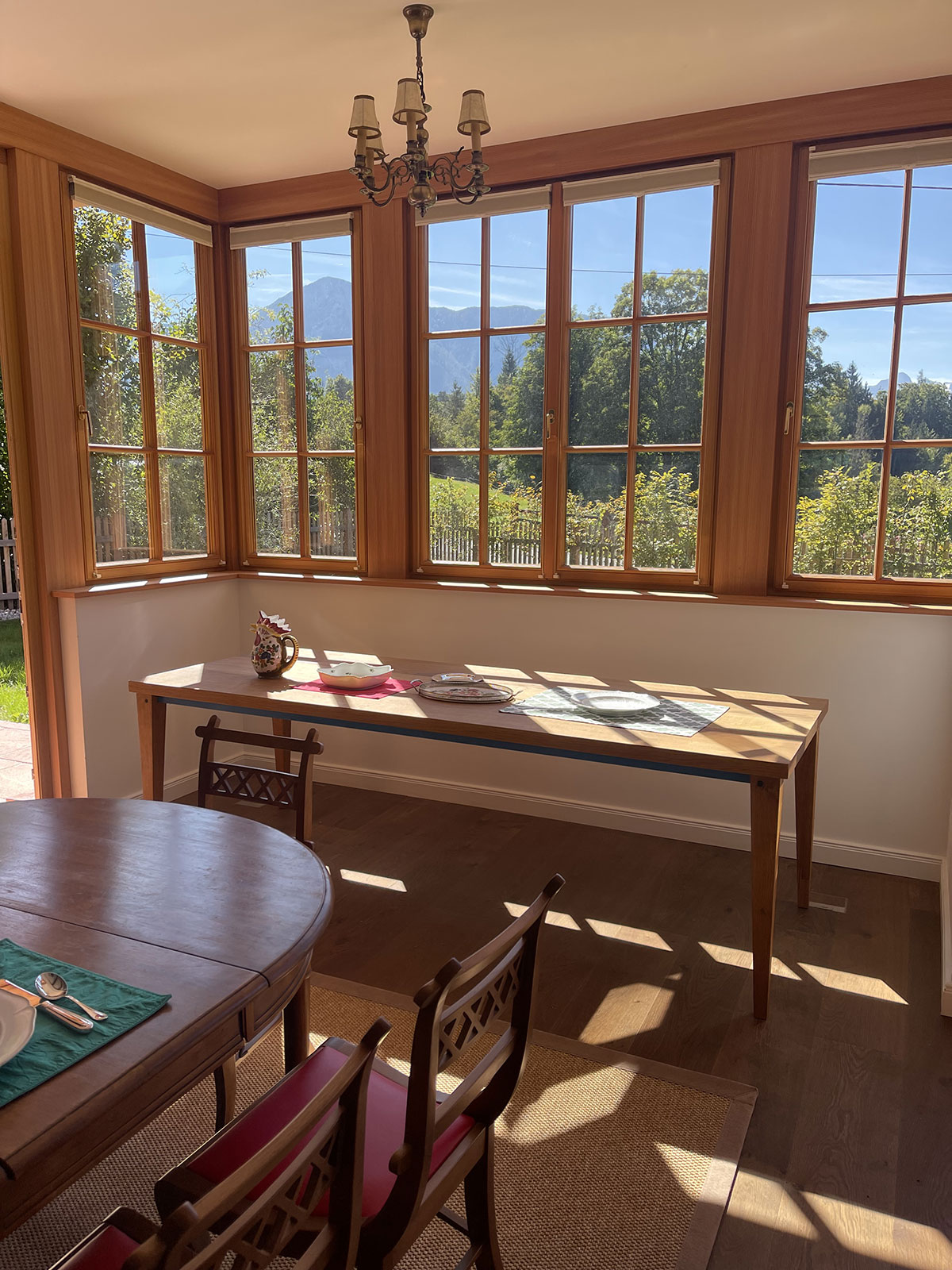 Sandling und Hochanger im Nachmittagslicht